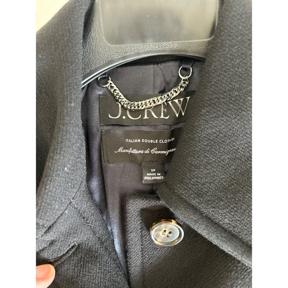 J Crew Lady day topcoat in Italian double-cloth wool blend Item BM966, Size 2P - Picture 4 of 4